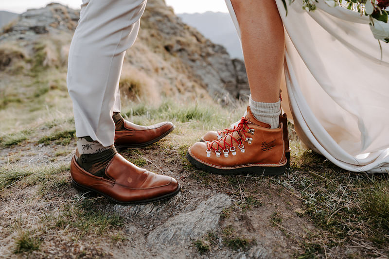 tips on what shoes to wear lost in love elopement services