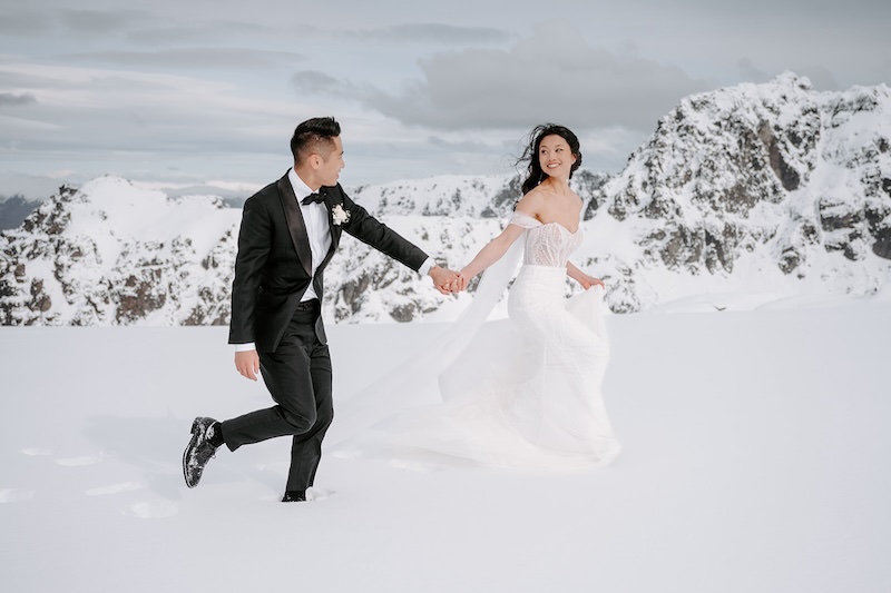 winter elopement new zealand