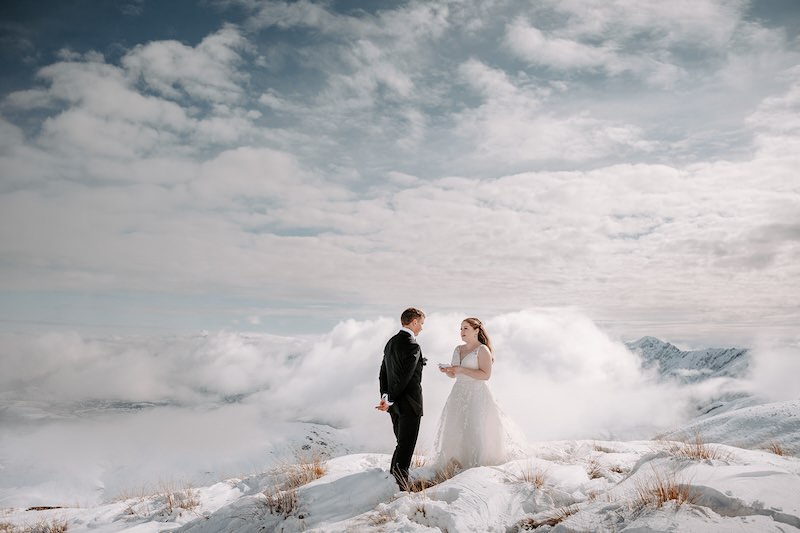 winter elopement new zealand