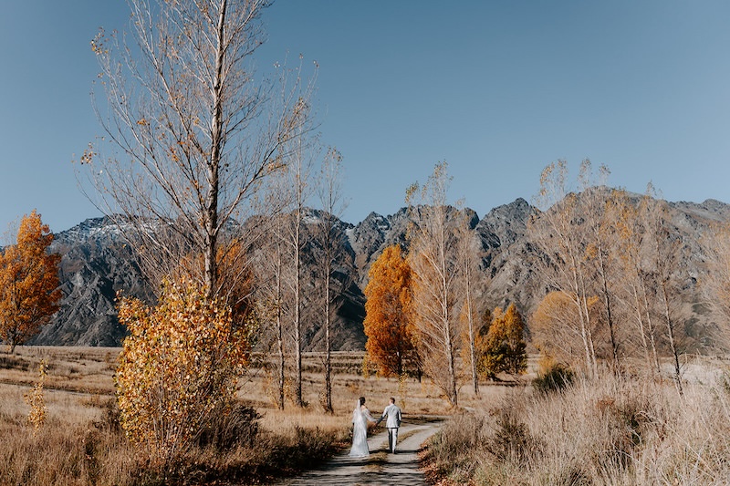 autumn elopement queenstown