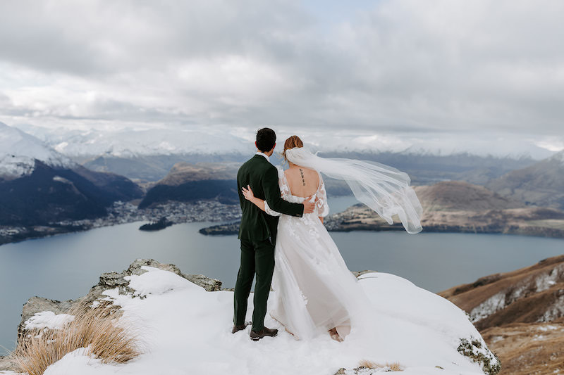 winter wedding mountaintop queenstown lost in love elopement services