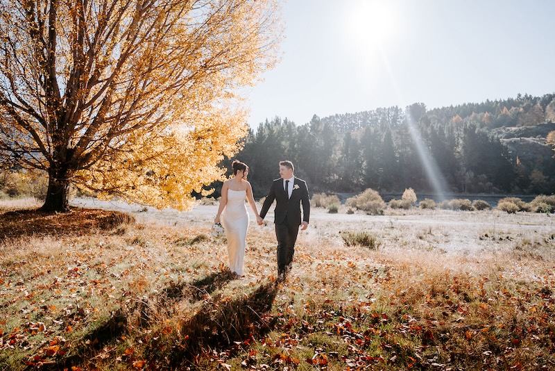 queenstown autumn elopement
