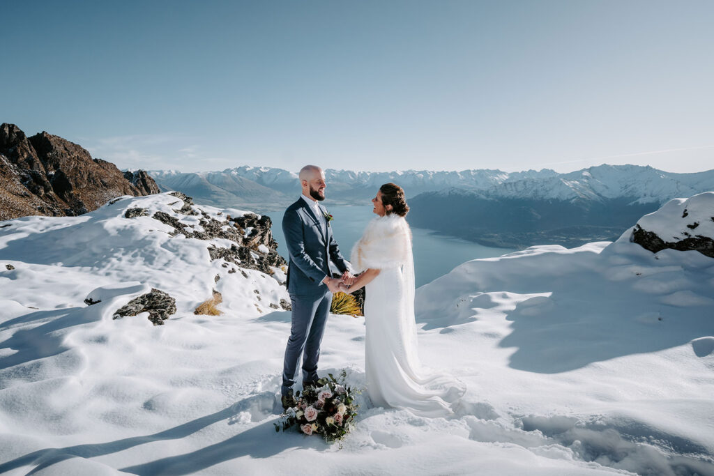 queenstown winter elopement cecil peak lost in love NZ