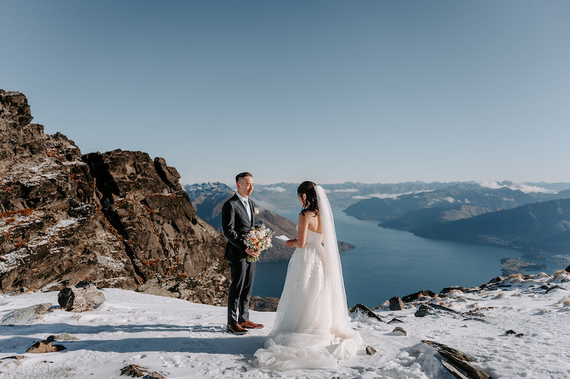 wedding ceremony the remarkables lost in love elopements NZ