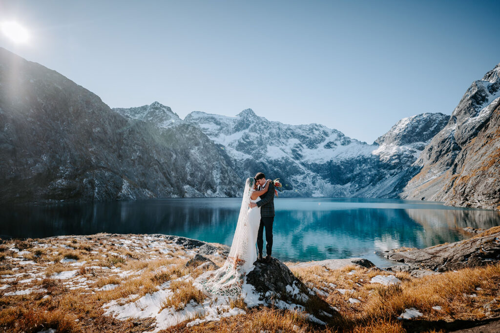 late afternoon elopement lake erskine queenstown