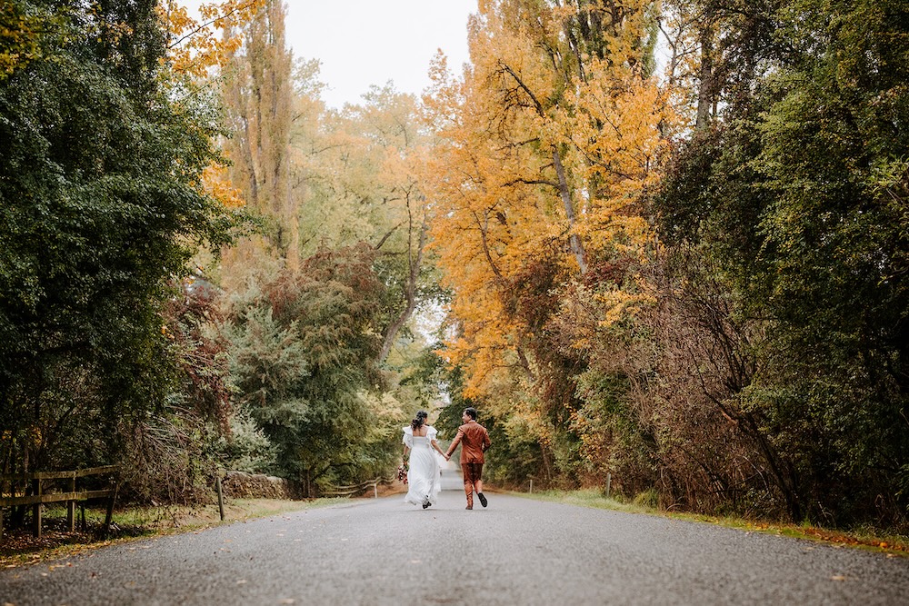 autumn elopement skippers lookout speargrass flat queenstown new zealand